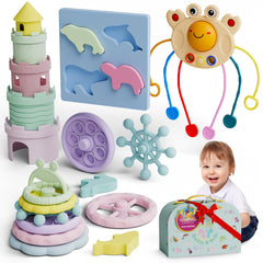 Buddy and Belle sensory play set that grows with your child through ages 0-3