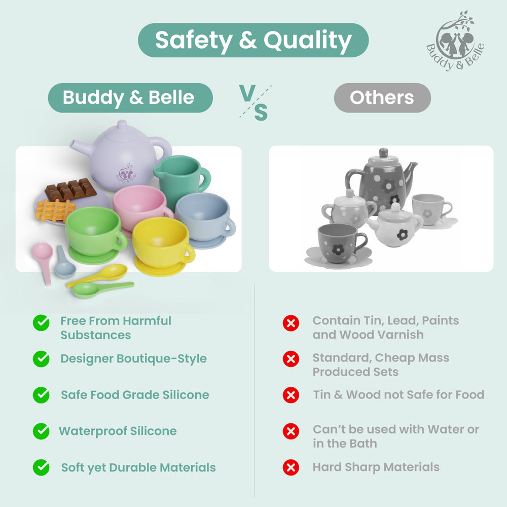 Buddy and Belle waffle piece adds realistic pretend meal detail
