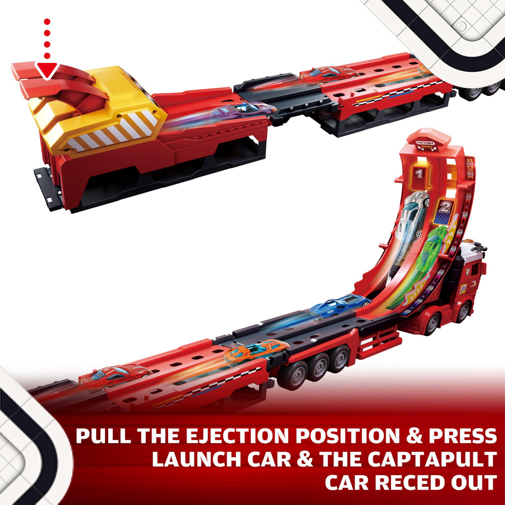 BuddyBight 12 die-cast cars with bright lights and realistic sounds.