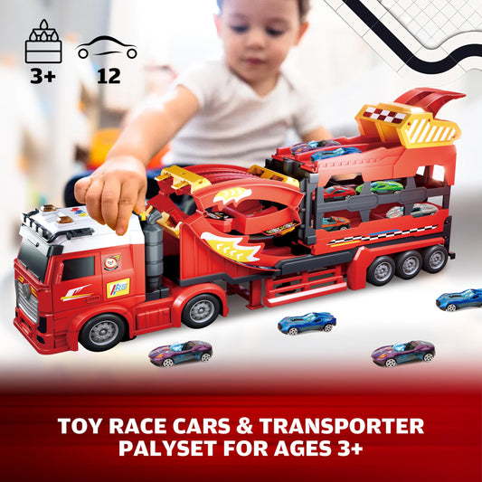 BuddyBight 45-inch foldable race track enables space-saving setup.