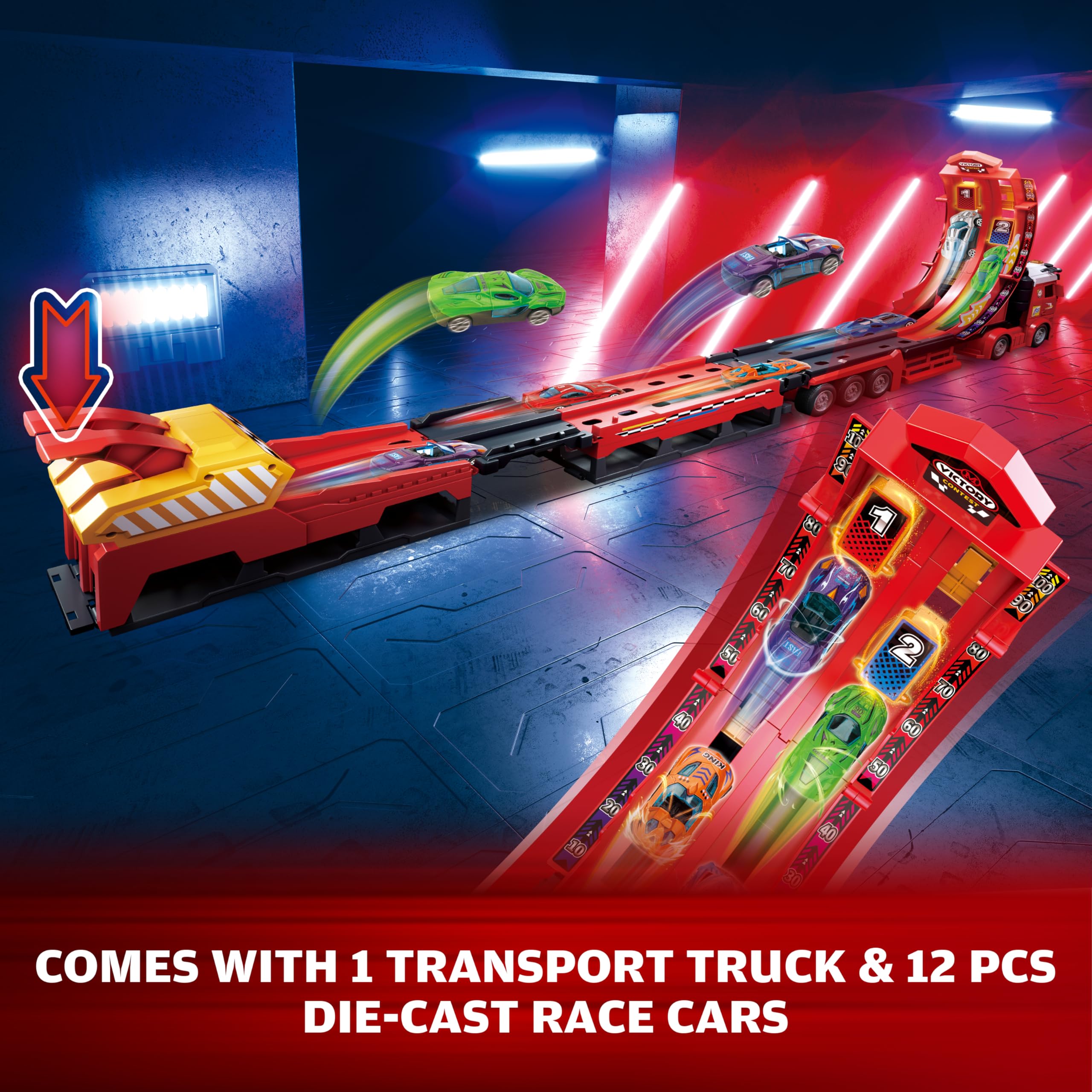 BuddyBight transforming truck playset supports versatile in-play adventures.