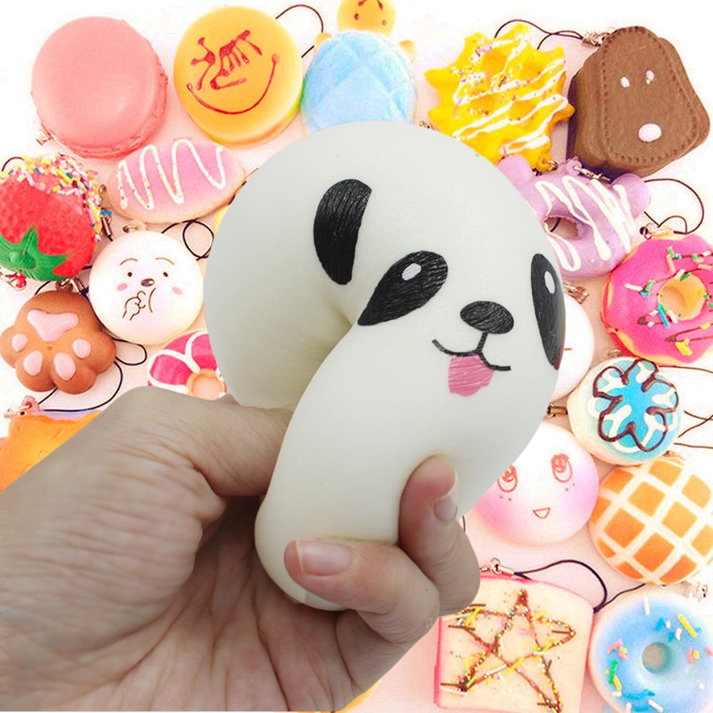 BUDI kawaii-squishies cakes-candies, soft and slow-rising for calming sensory play.