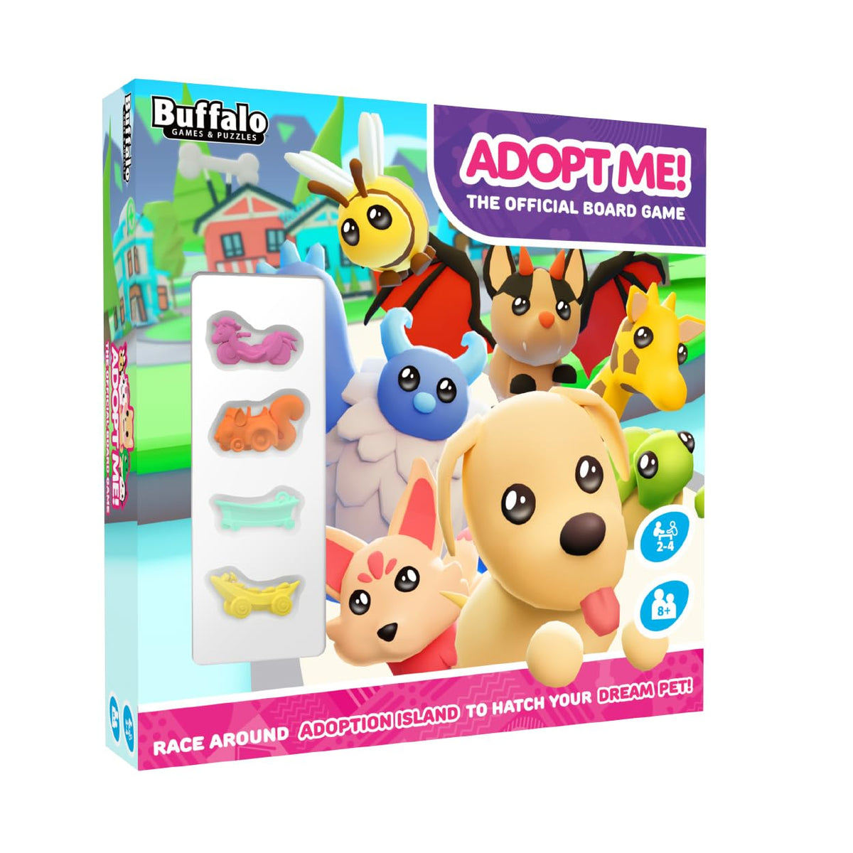 Buffalo Games Adopt Me board game play enhances family bonding through strategic choices.