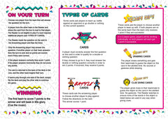 Buffalo Games Hella 90's packaging features bold retro design.