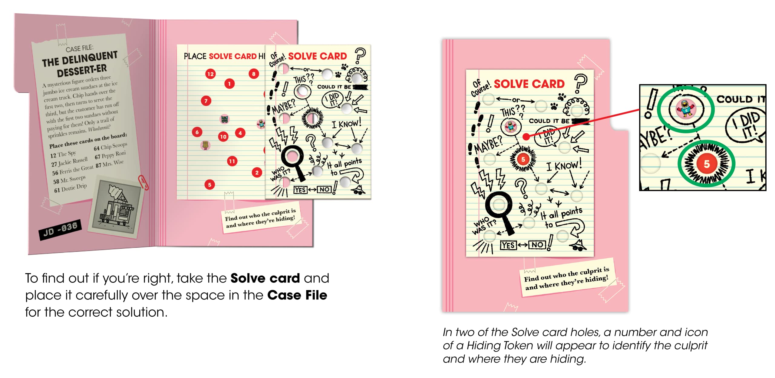 Buffalo Games Junior Detective culprit-location map guides sleuths.