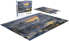 Buffalo Games Kim Norlien night-time forest scene—crisp details aid satisfying piece-by-piece assembly.