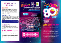 Buffalo Games Like Totally 80s gameplay shot shows players joining in.