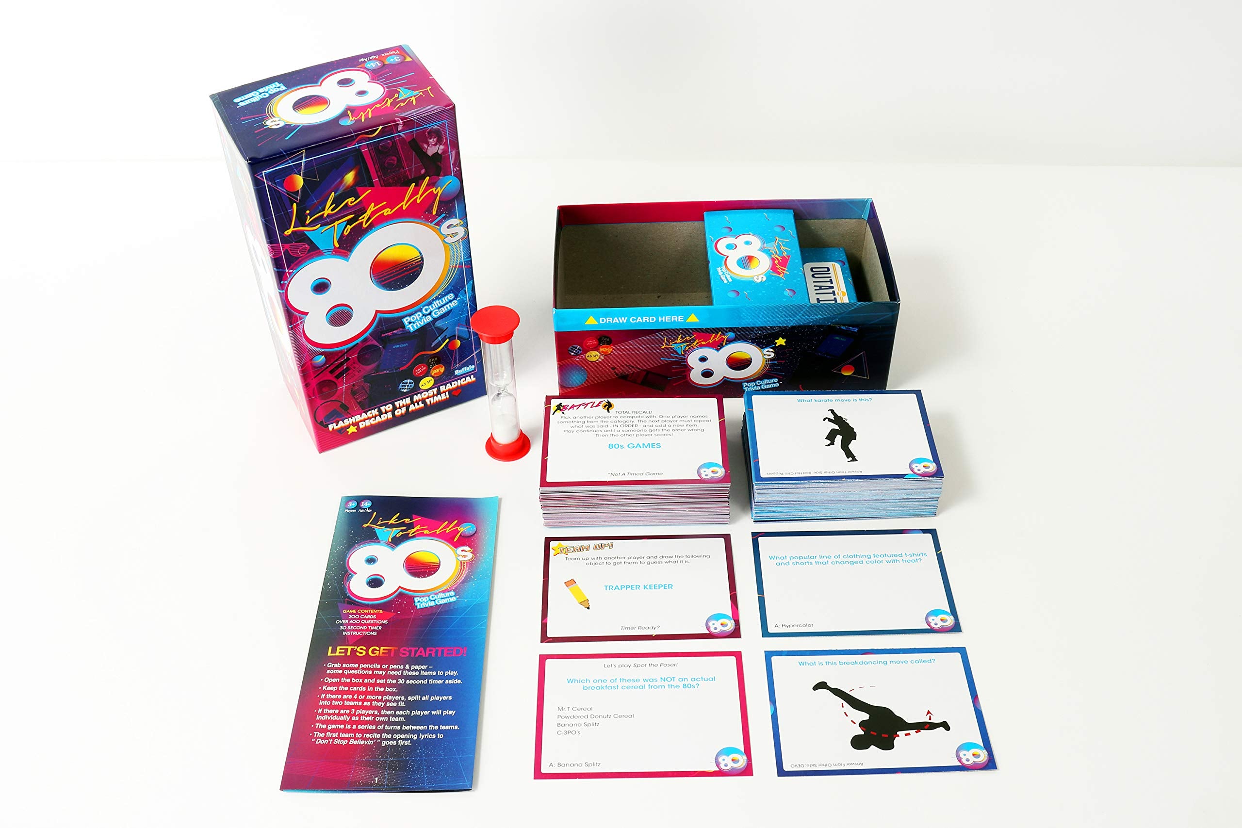 Buffalo Games Like Totally 80s timer speeds tense rounds for exciting play.