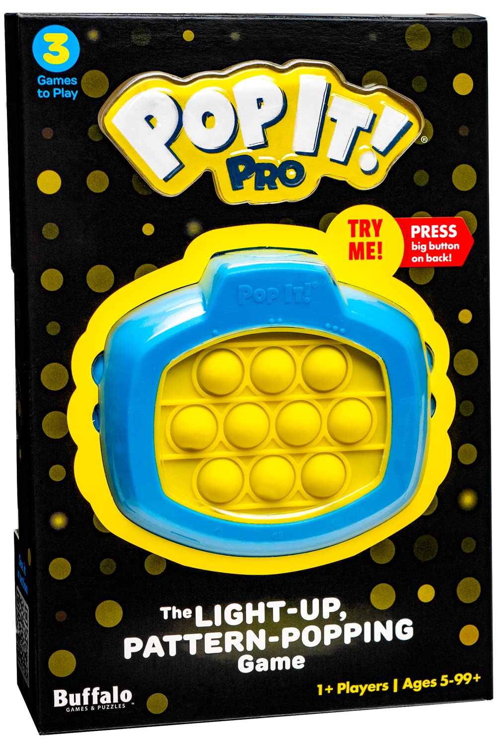 Buffalo Games Pop It Pro electric bubbles in action for fast, engaging play.