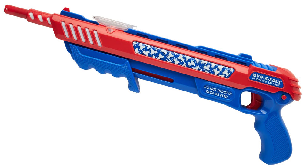 BUG-A-SALT 3.0 Salt War Freedom Edition blaster in close-up for near-range pest control