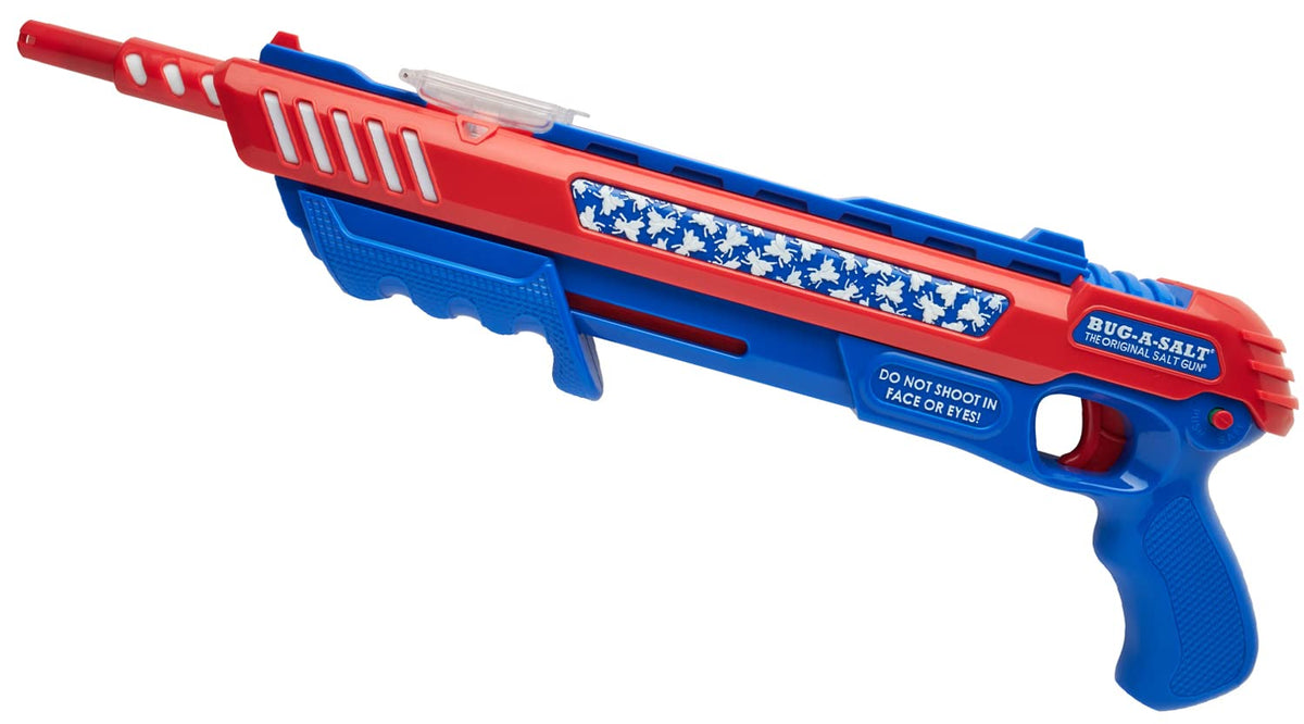 BUG-A-SALT 3.0 Salt War Freedom Edition blaster in close-up for near-range pest control