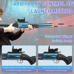 Bugrtey green dot scope aids kids in aiming during pretend battles.