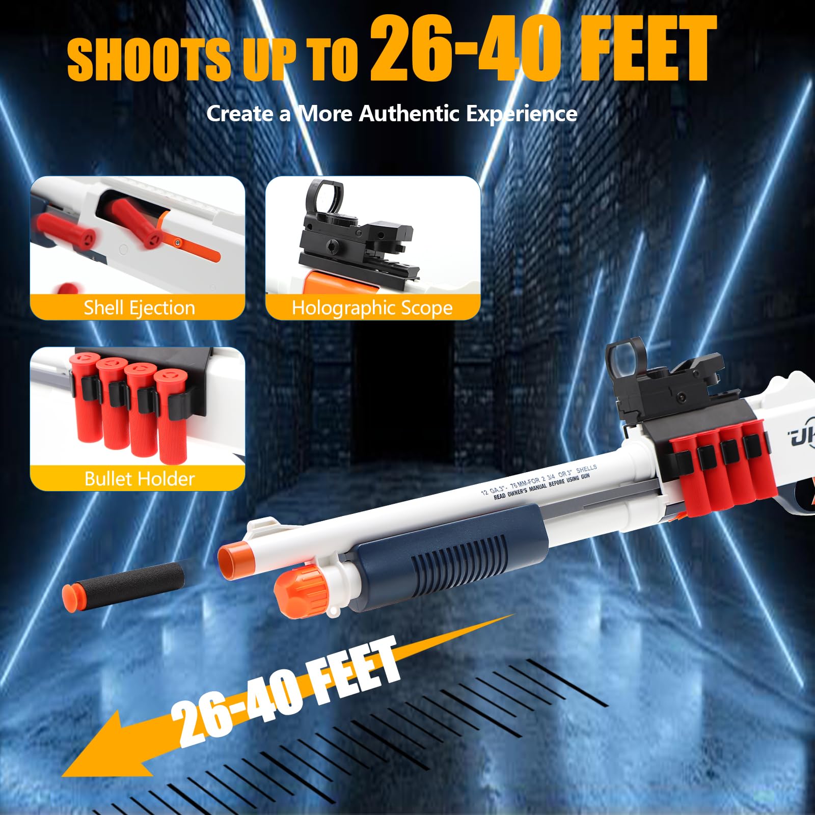 Bugrtey soft round-head bullets set for reload and fun