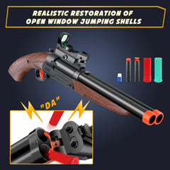 Bugrtey jumping-shell action demonstrates quick cartridge ejection for realistic training.