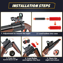 Bugrtey two-mode system offers double-shot and multi-shot options.