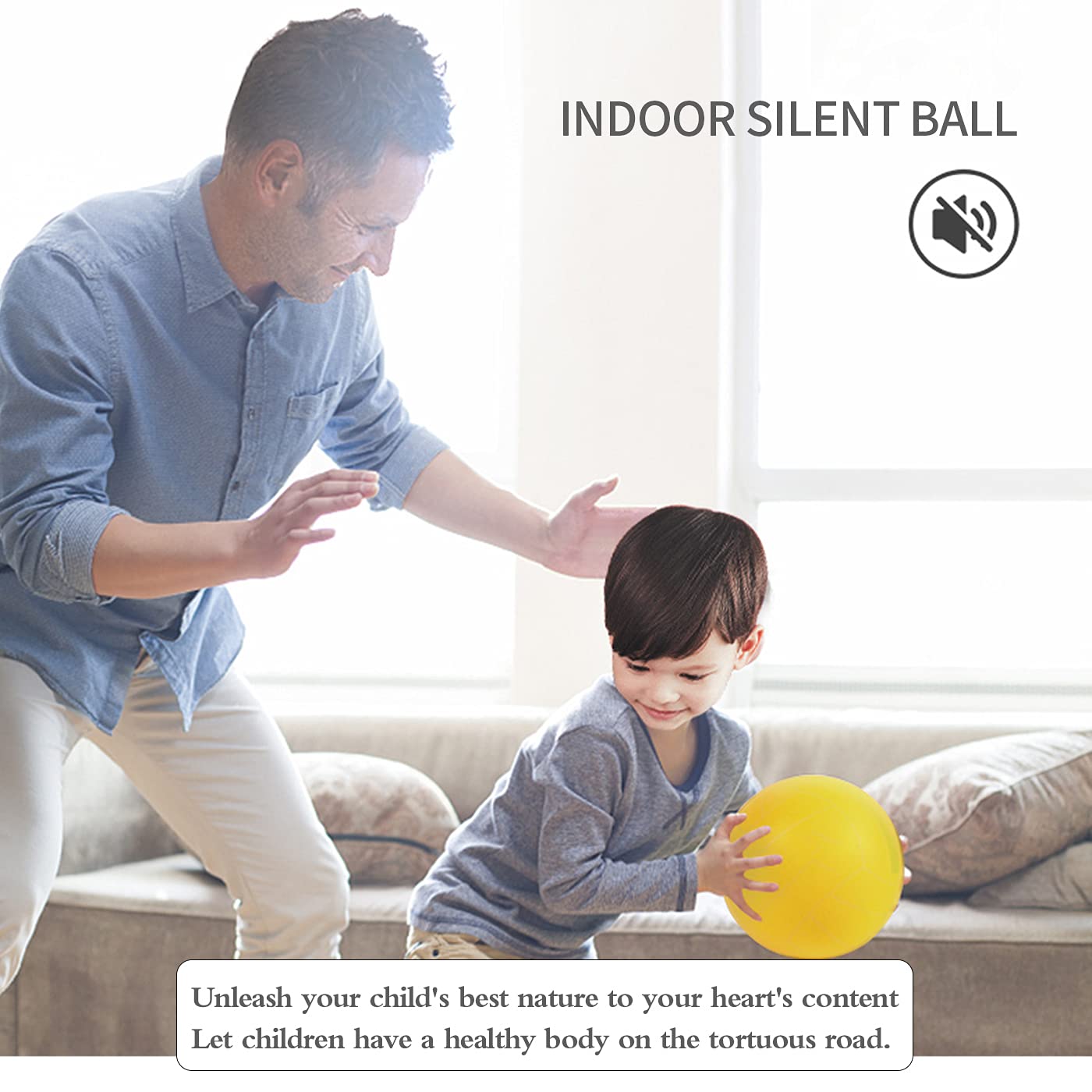 Buhoet environmentally friendly foam ball with smooth surface and bounce.