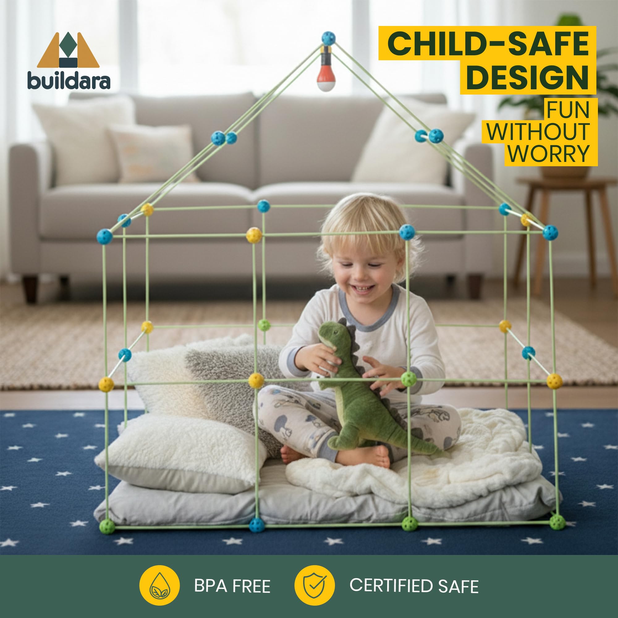 Buildara family-play-time encourages teamwork and shared imagination.