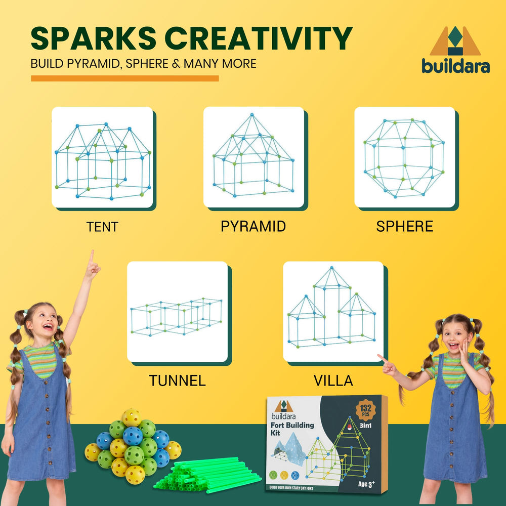Buildara indoor-outdoor-use design suits both playrooms and patios.