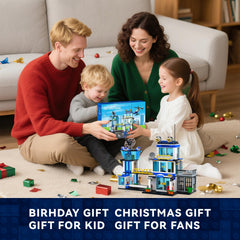 Buildify 634-piece set fits on shelves as a collectible display piece.