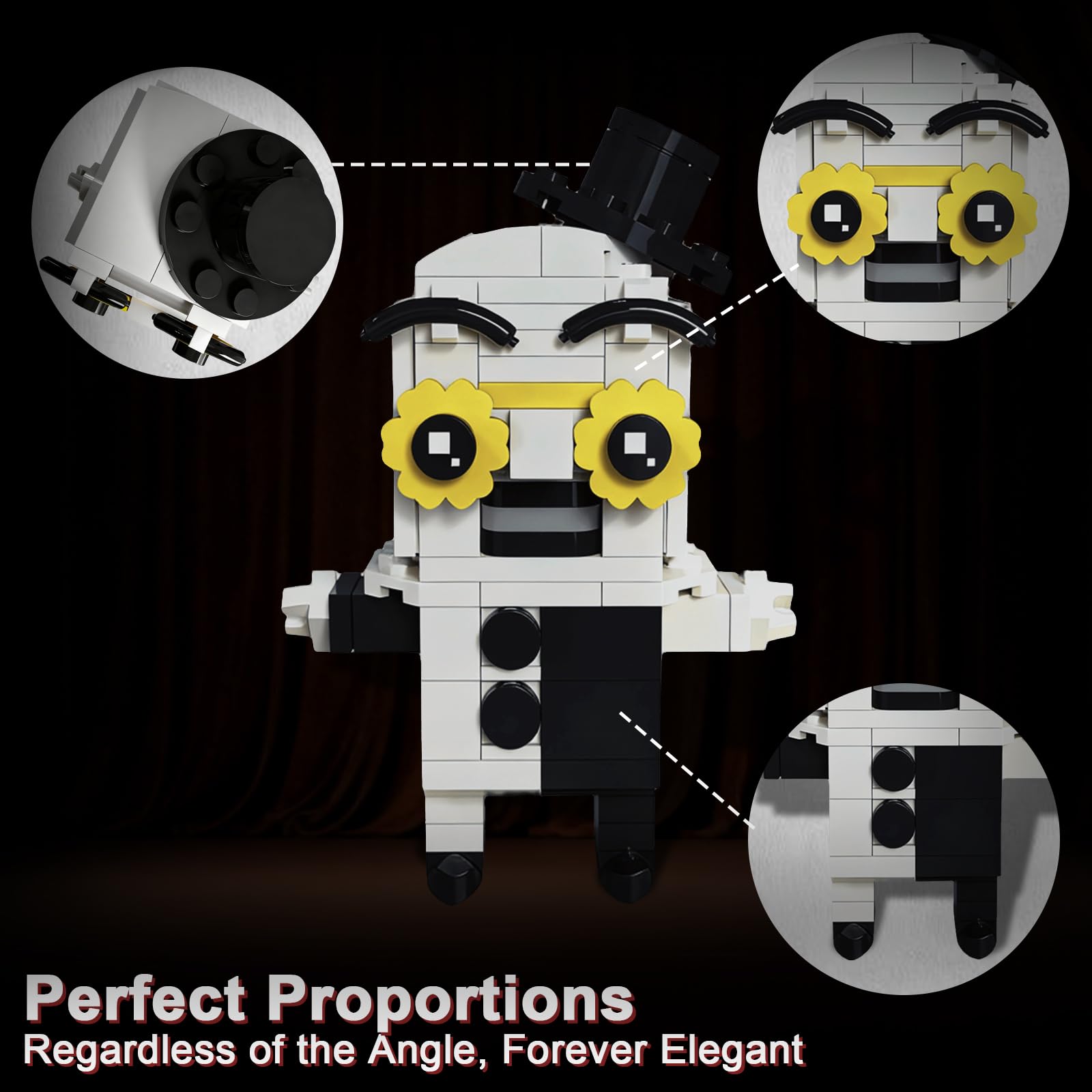 BUILDIFY Art the Clown block set ABS material ensures safe, durable build