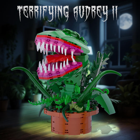 BUILDIFY Audrey 2 teeth detail highlights the fierce maw