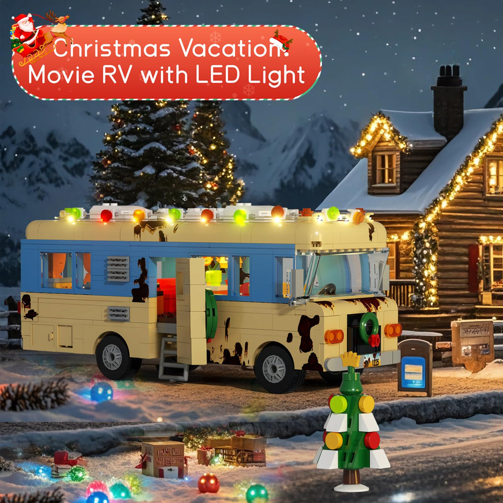 BUILDIFY Eddie RV snow camper van model highlights precise detailing and durable ABS