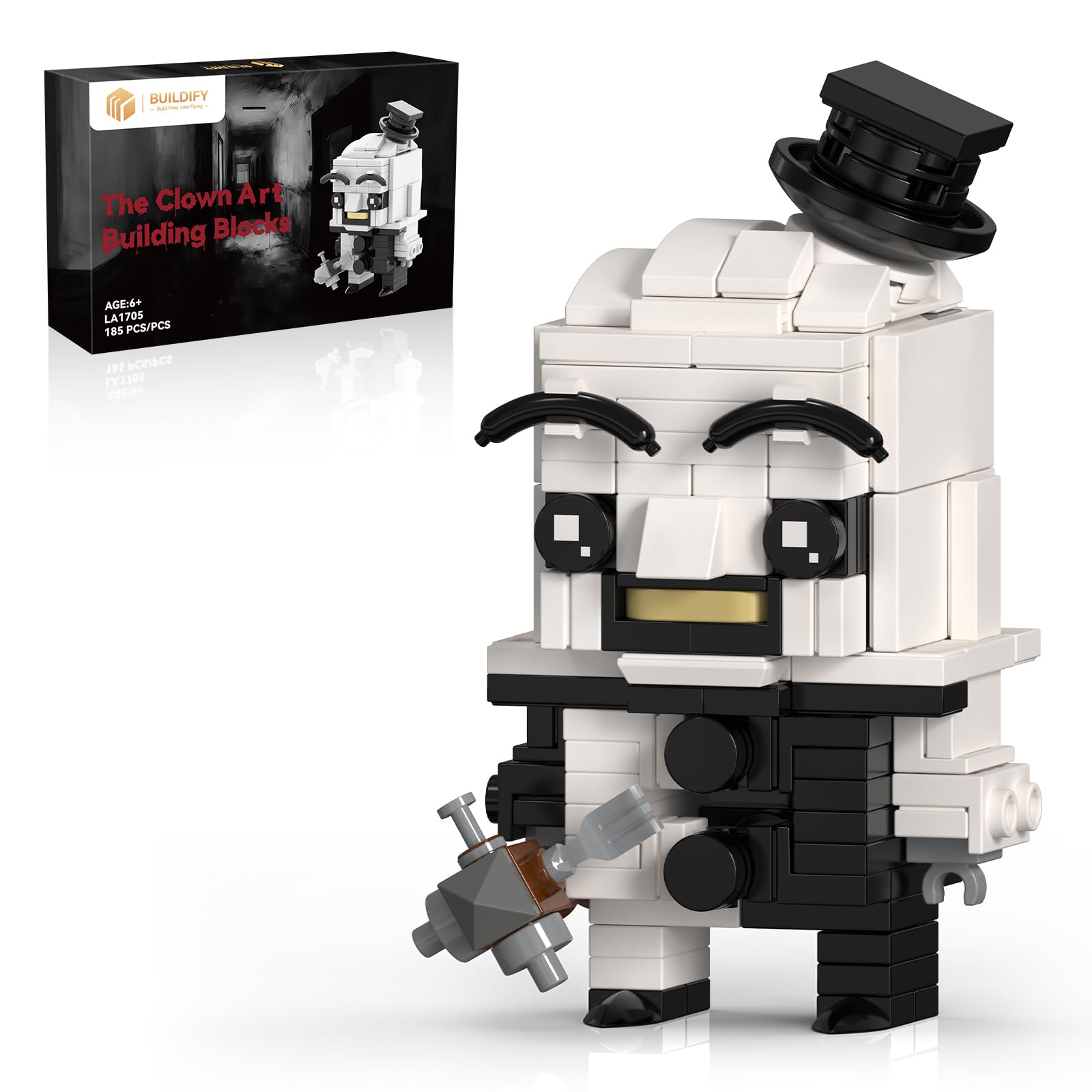BUILDIFY clown art building set offers immersive creative building sessions at home.