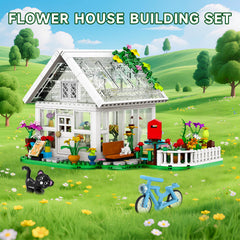 Buildify Flower House interior with plants highlights its decorative details.