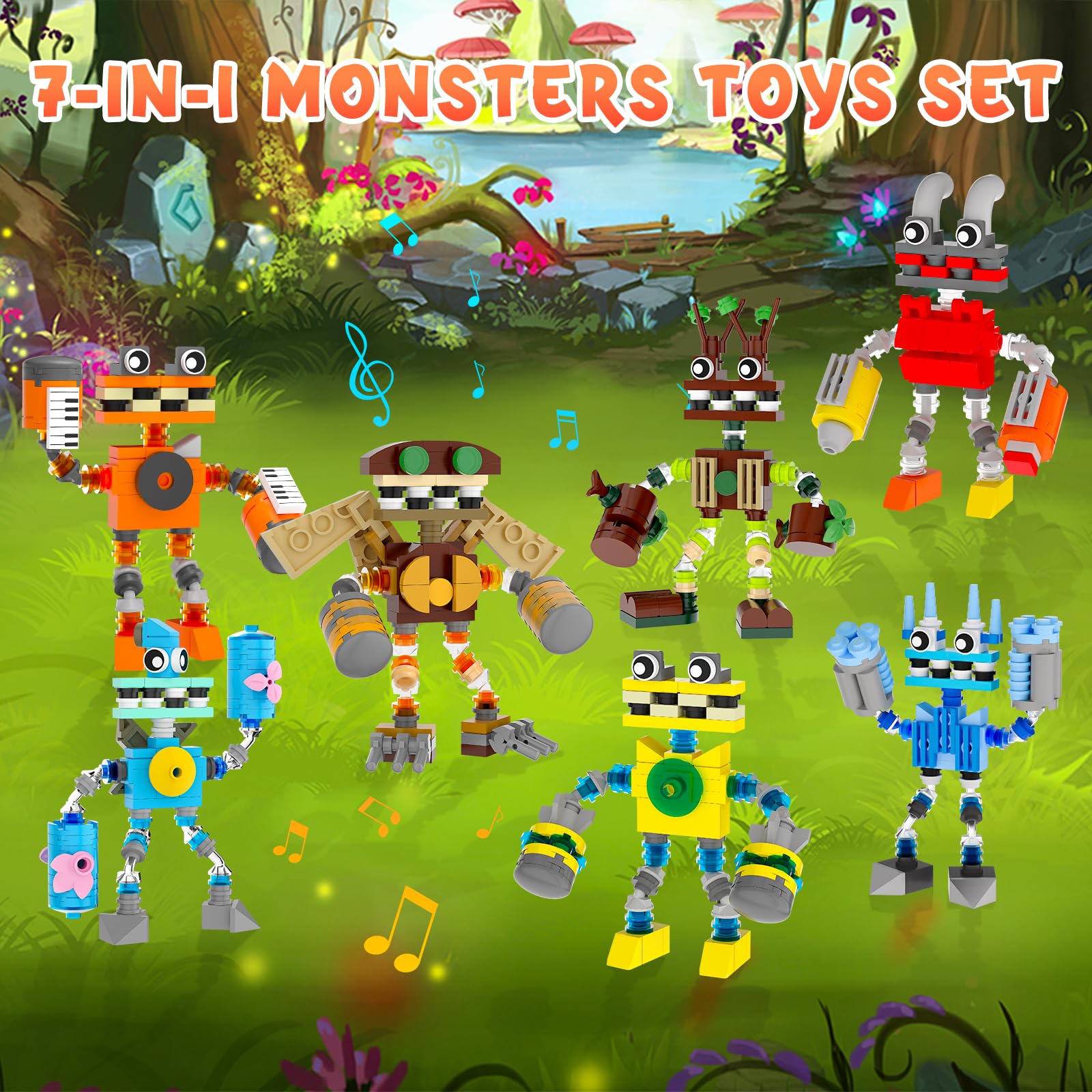 BUILDIFY Monster Friends assembly encourages hands-on play and imaginative storytelling.