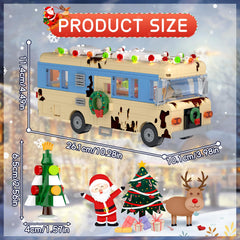 BUILDIFY Roof antenna and colorful lights create a vivid holiday vignette
