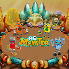 BUILDIFY Sing Music Monsters Rare Wubbox display, collectible figures for fans