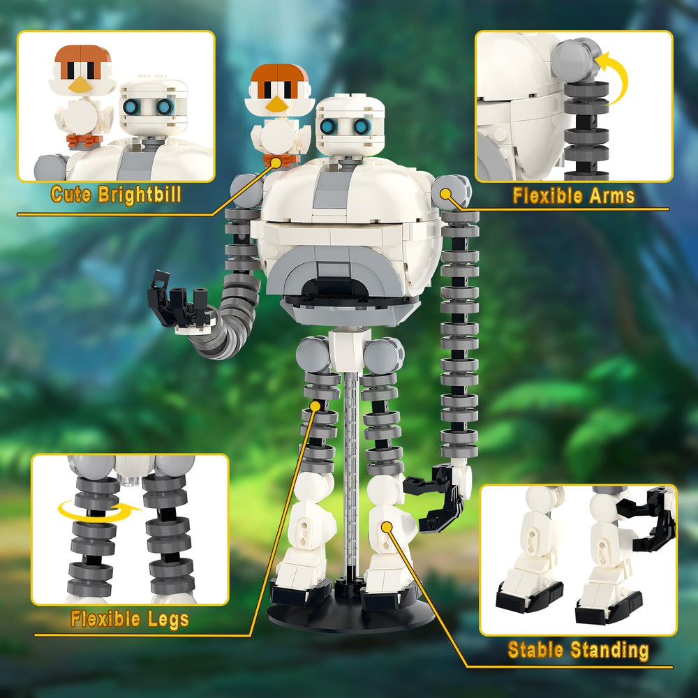 BUILDIFY Wildarness Roaz robot built with durable ABS for safe, long-lasting play.