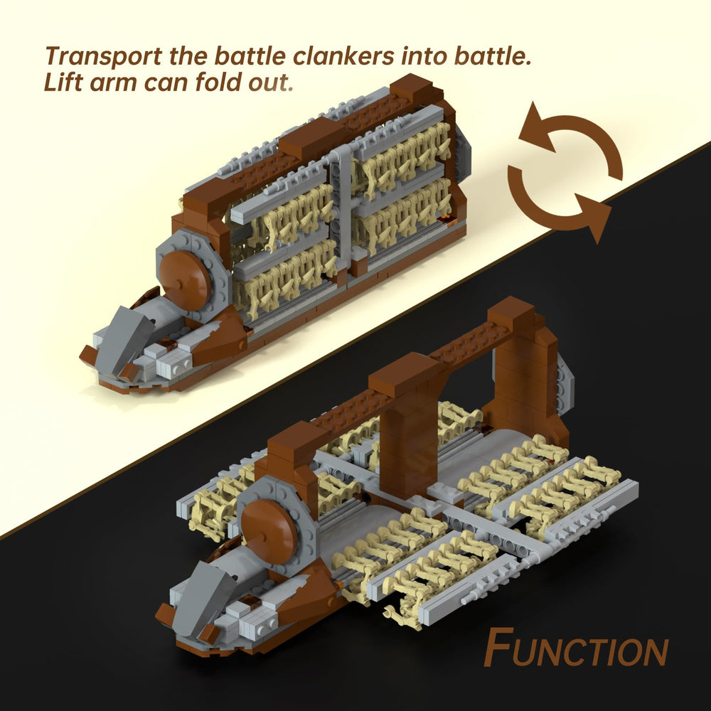 BuildingBoat army building blocks compatible with LEGO expands play options