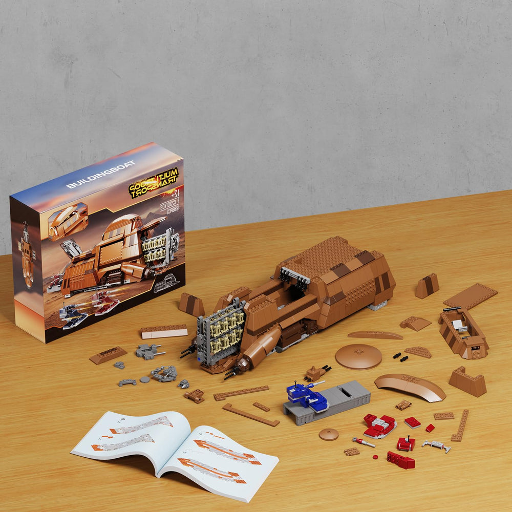BuildingBoat Box with clear instructions and collector-friendly packaging