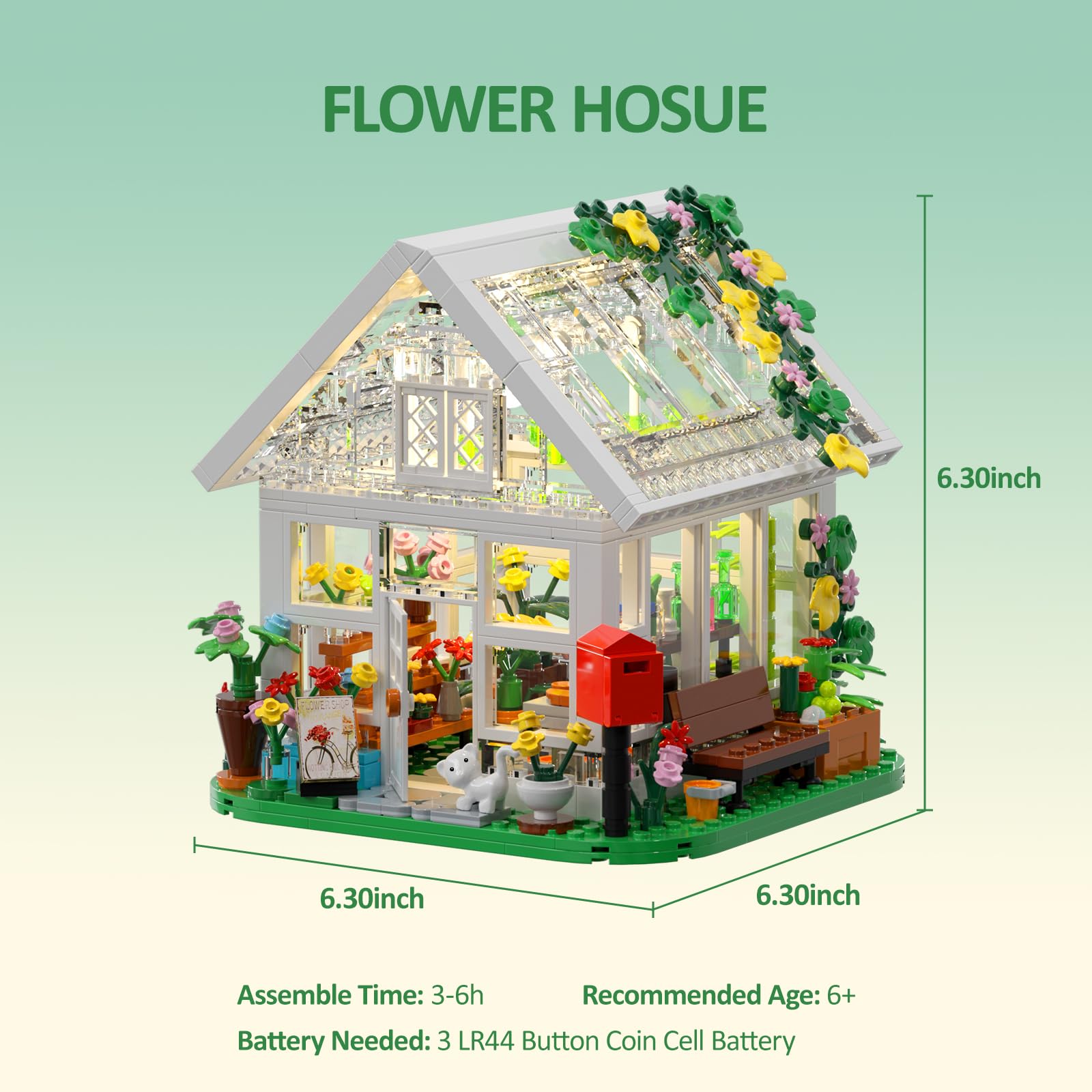BuildingBoat Flower House gift-ready packaging supports easy gifting