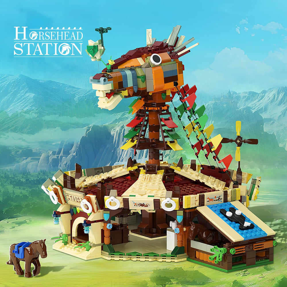 BuildingBoat Horse Station sticker decorations provide authentic styling options