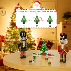 BuildingBoat nutcracker figures assembled for decorative scene