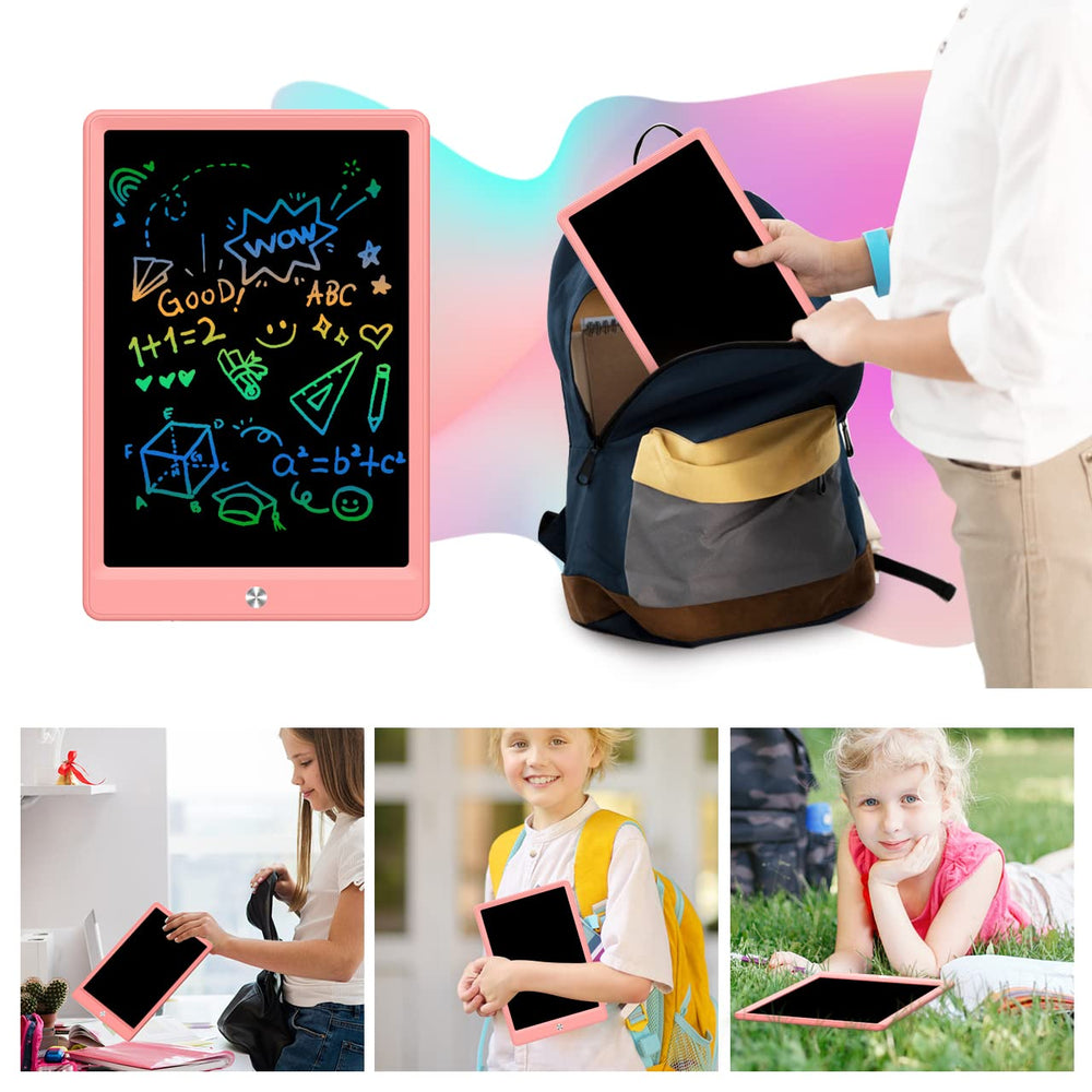 BUKEBU portable doodle board in bag, travel-friendly