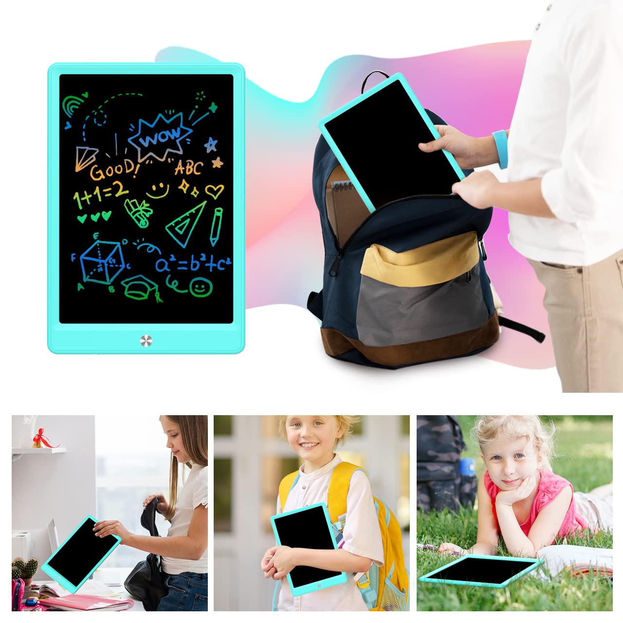 BUKEBU durable ABS shell with rounded edges for rough play.
