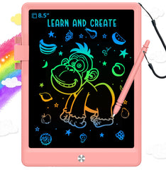 BUKEBU LCD writing tablet 8.5 front view, portable doodle board for kids
