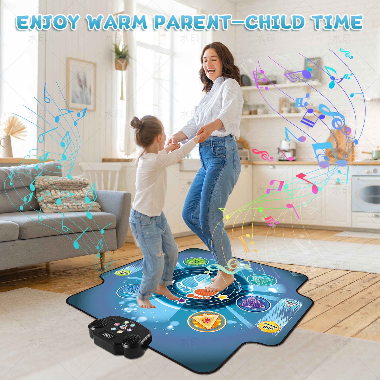 BulaBe music-connected mat lets you select songs from a device