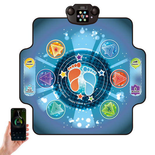 BulaBe LED-lit dance mat with synchronized lighting guiding steps