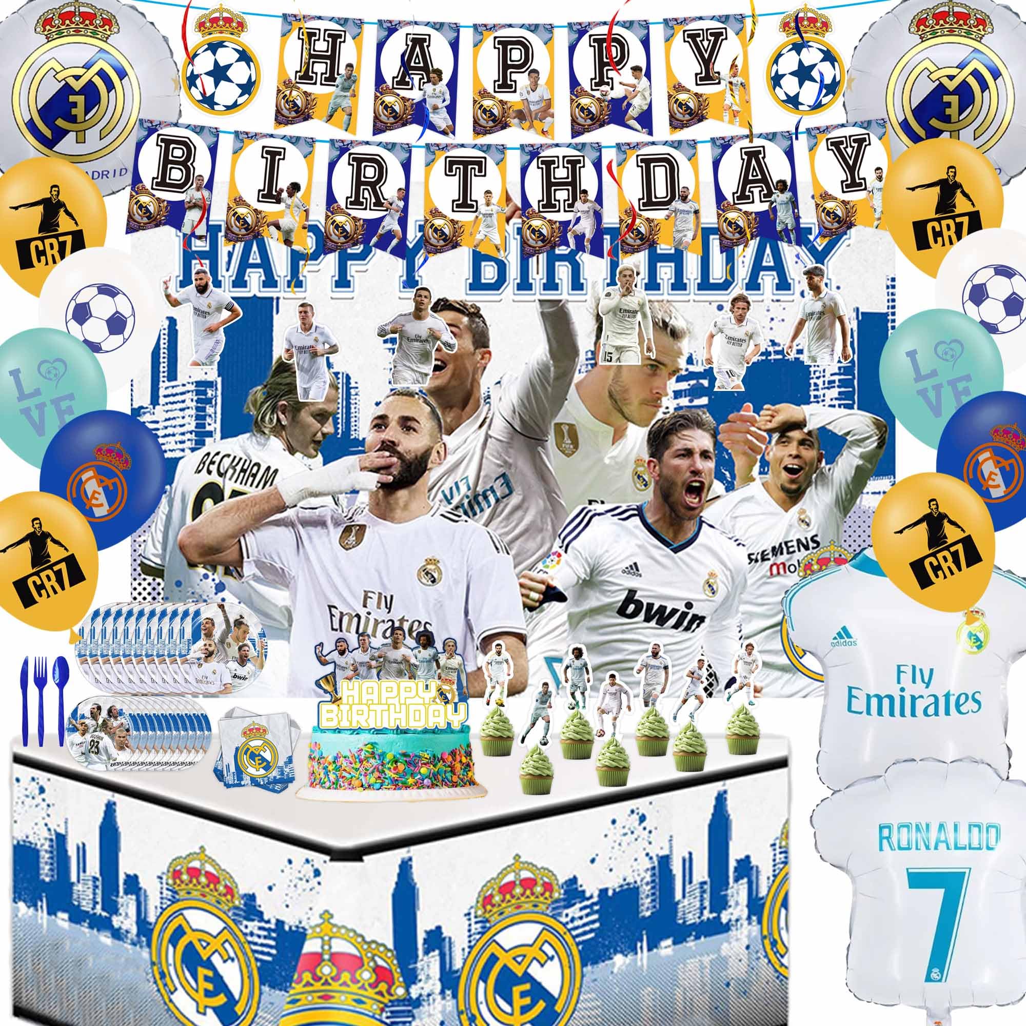 Bulalu football theme balloons set for bright, festive party decor.