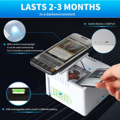 Buldoospok LED light strip provides bright, even illumination for clear imaging.