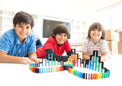 Bridge and spinner setup for exciting toppling experiments