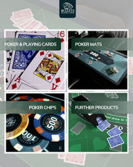 Bullets Playing Cards casino-inspired design, travel-friendly for camping trips.