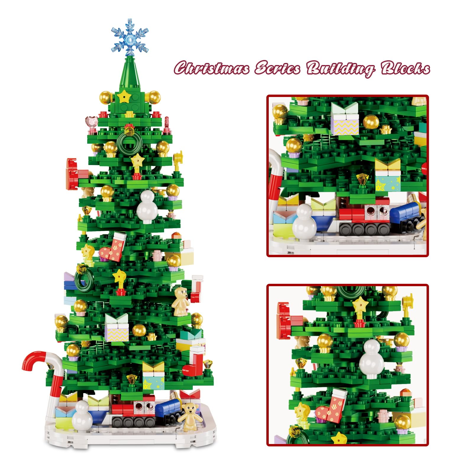 BULUOBANG gift-sleigh detail enhances holiday storytelling and display.