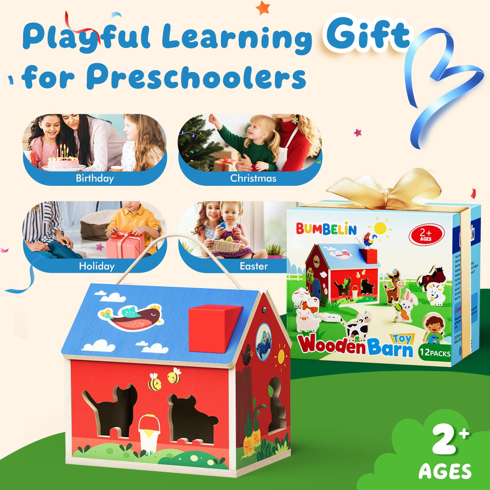 Gift-ready packaging makes a thoughtful educational present for toddlers.