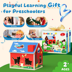 Gift-ready packaging makes a thoughtful educational present for toddlers.