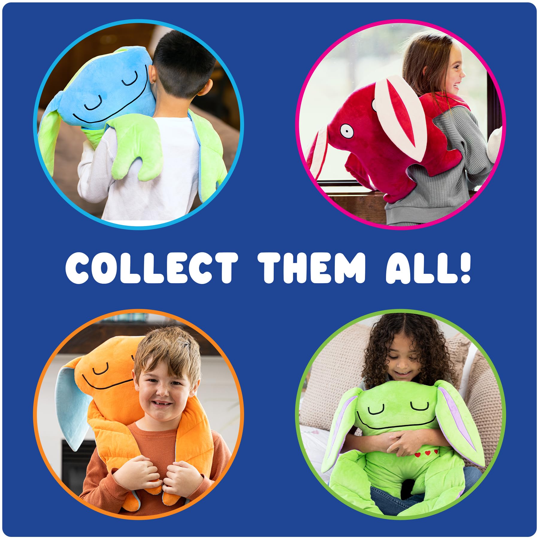 Bumpas weighted plush toy supports naptime calm with gentle pressure.